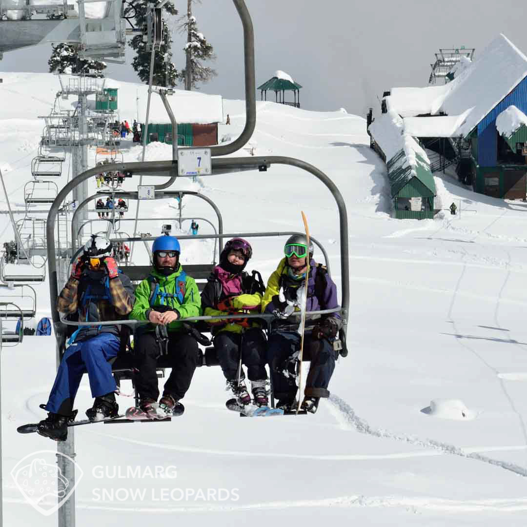 Chairlift in Gulmarg