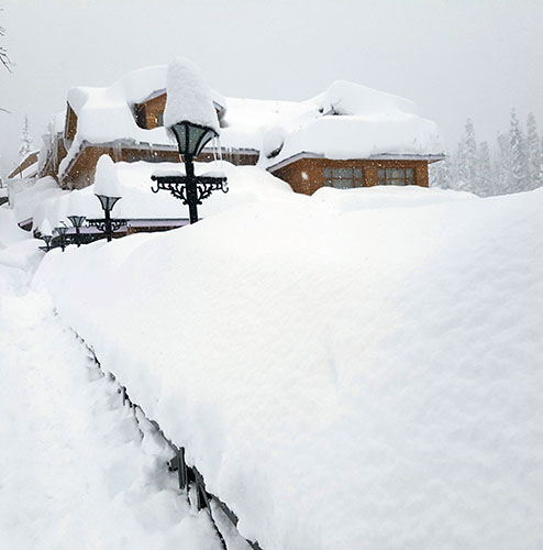 Gulmarg in snow.