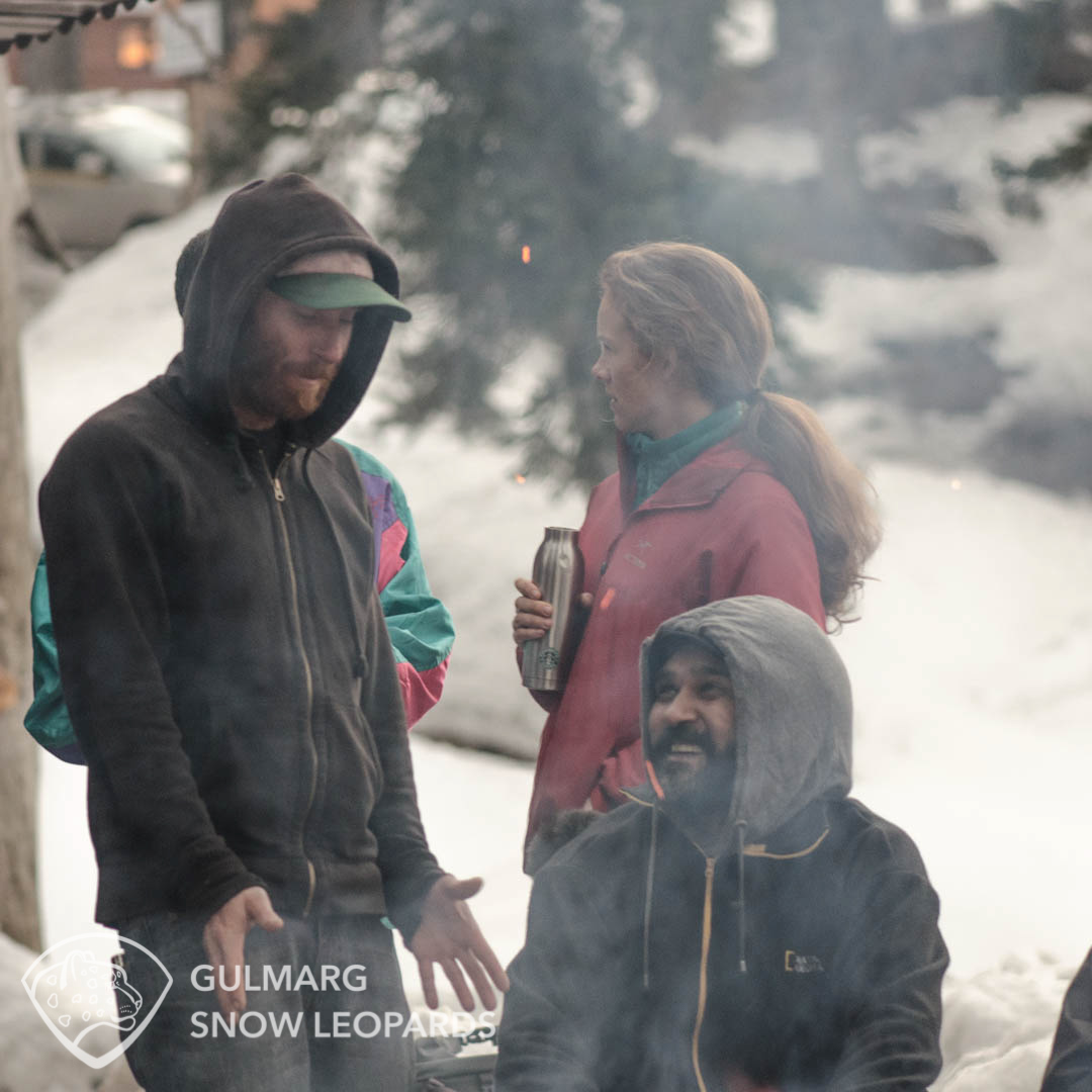 Open air party in Gulmarg